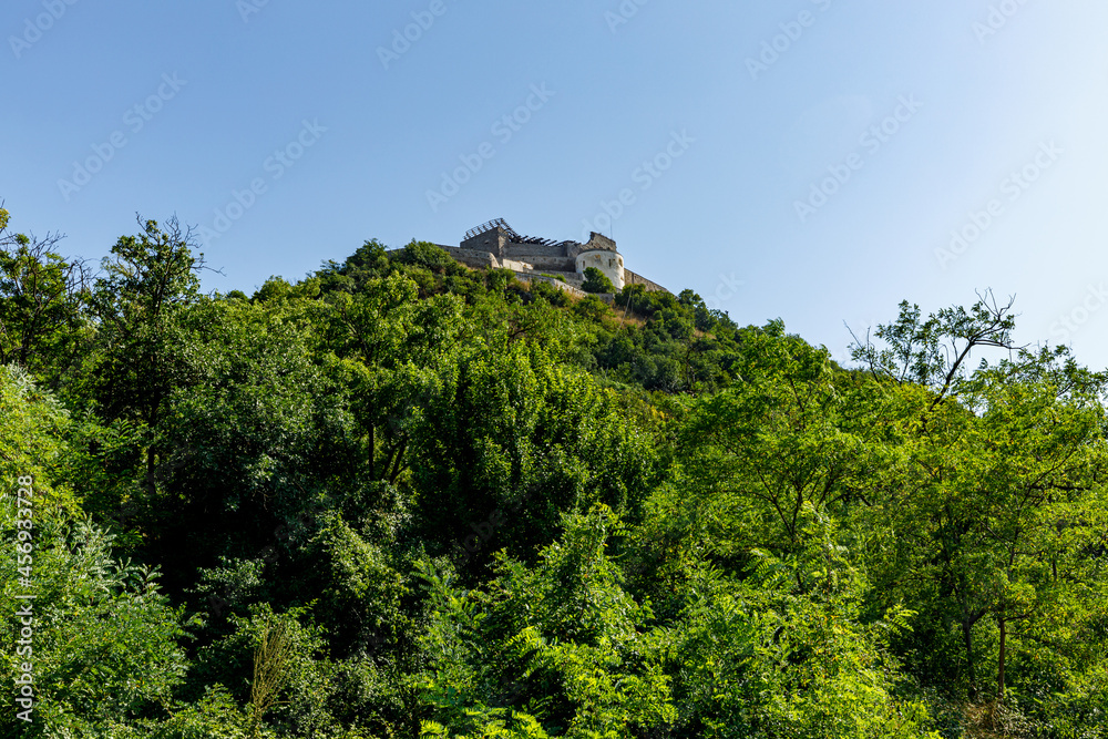 The Deva Castle in Romania	