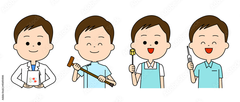 動きのあるいろいろな職業 医療系