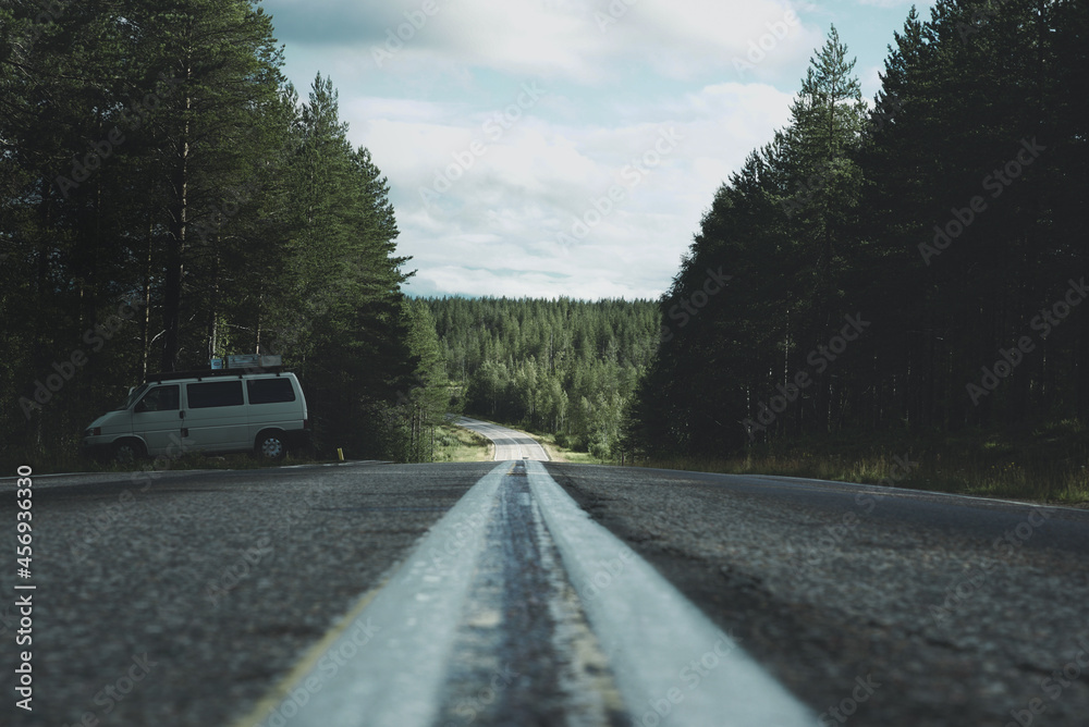 Road in Finnland