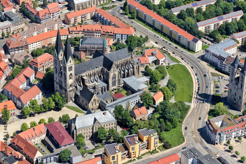 Luftbild Dom Halberstadt