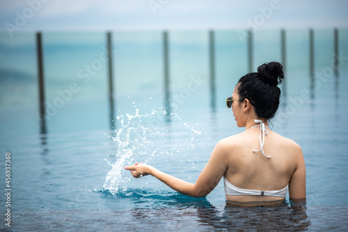 Asian woman lifestyle with ...