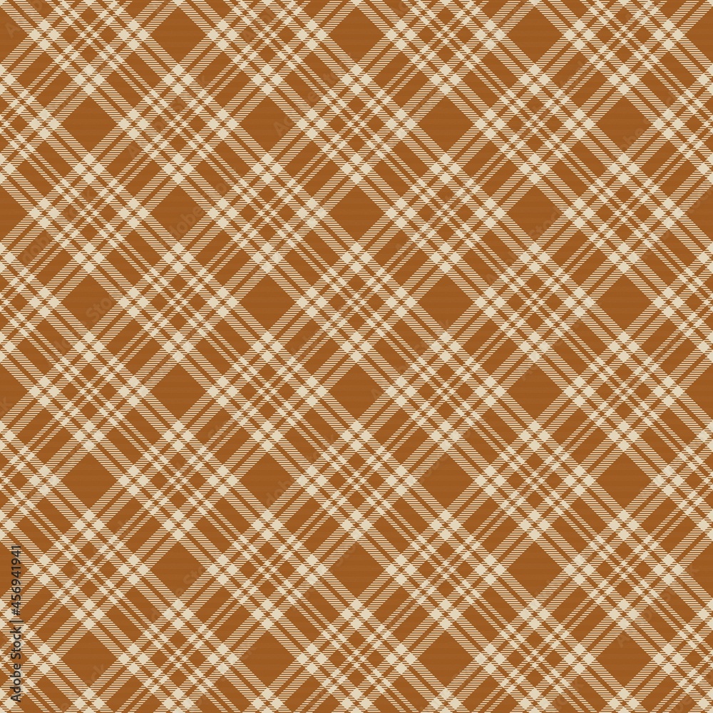 Orange Diagonal Plaid Tartan textured Seamless Pattern Design Orange Diagonal Plaid Tartan textured Seamless Pattern Design