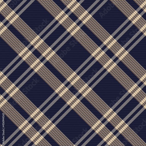 Brown Diagonal Plaid Tartan textured Seamless Pattern Design