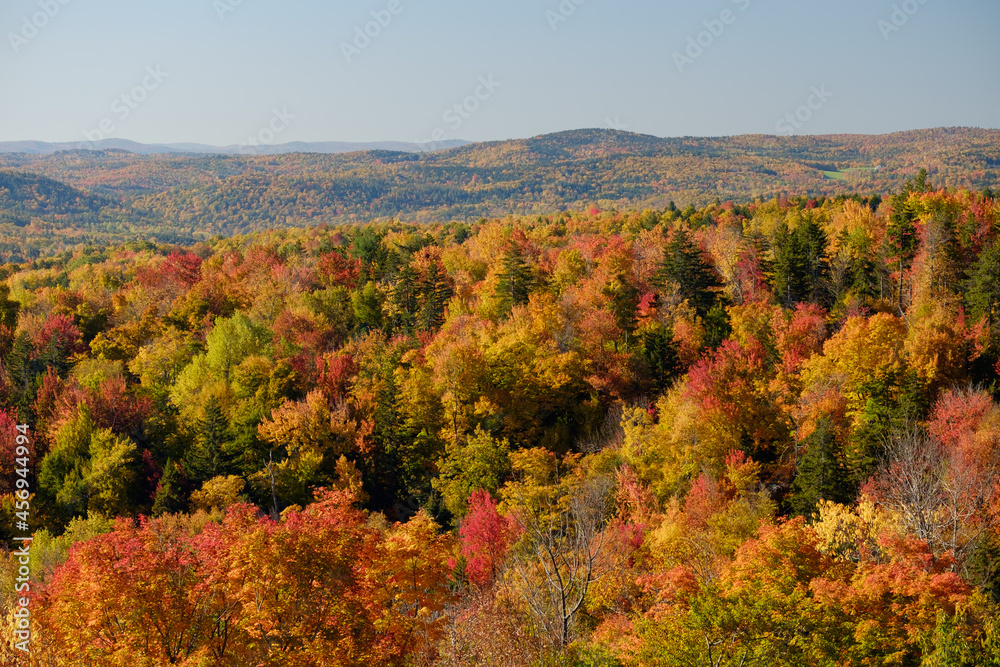 Autumn colors and the Vermont Mountains