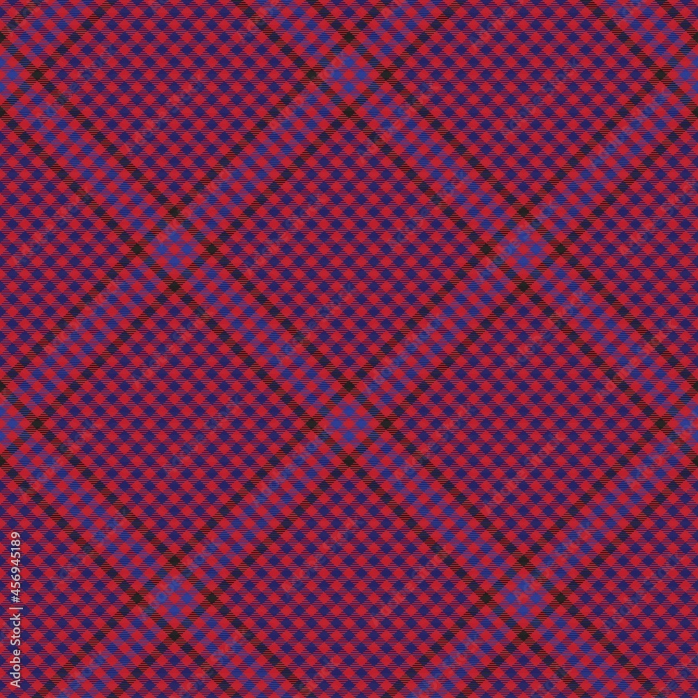 Red Navy Diagonal Plaid Tartan textured Seamless Pattern Design Red Navy Diagonal Plaid Tartan textured Seamless Pattern Design