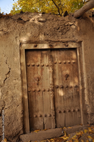 old wooden door with lock