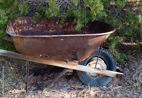 Old wheelbarrow