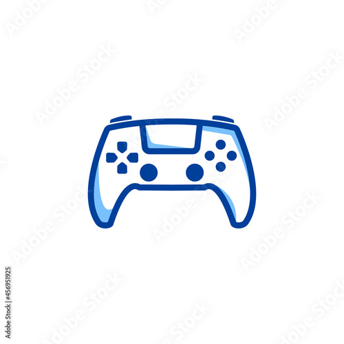 creative joystick game logo design vector icon symbol