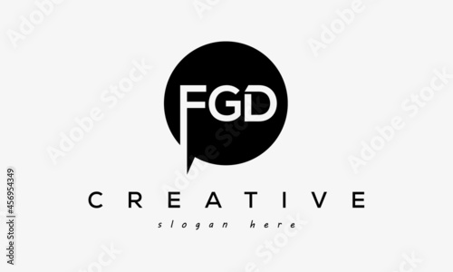 FGD creative circle letters logo design victor photo