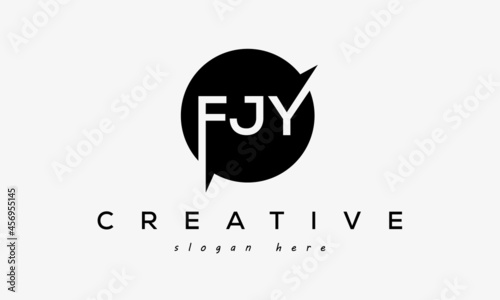 FJY creative circle letters logo design victor photo