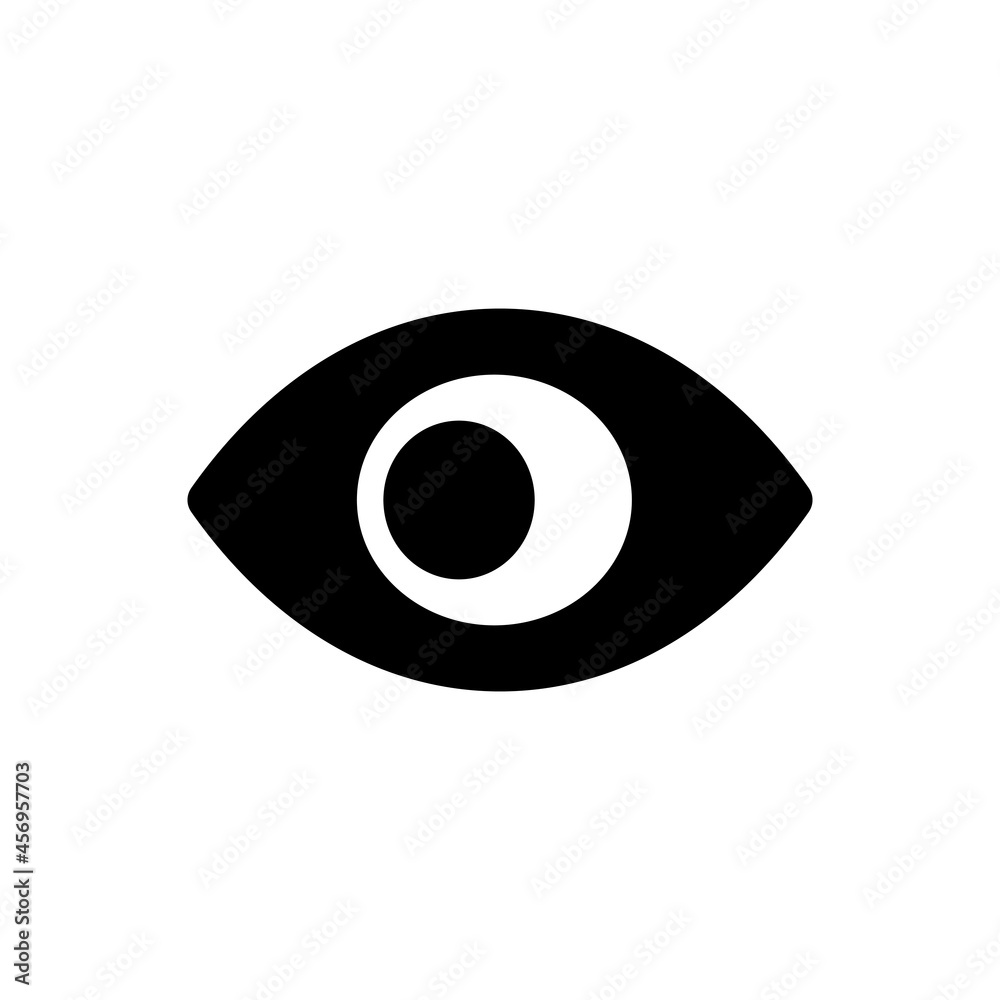 Eye icon vector. optic illustration sign. open symbol. see logo. Eye icon vector. optic illustration sign. open symbol. see logo.