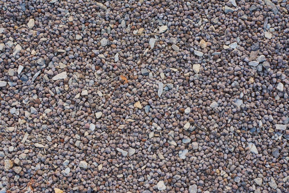 Solid background. The road is from rubble. Texture Solid background. The road is from rubble. Texture