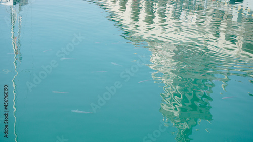 reflection of buildings in water