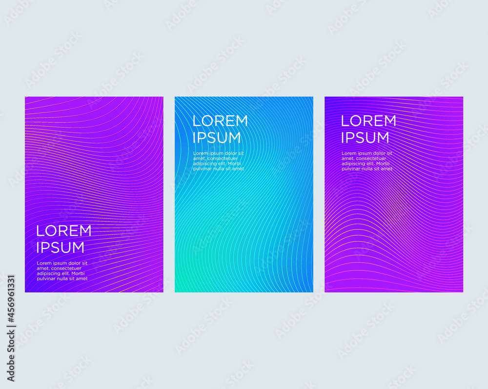 Fototapeta premium Modern Neon Line Background