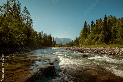 Bialka river in Tatra National Park, Podhale region, Poland