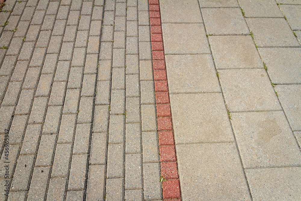 Concrete paving texture