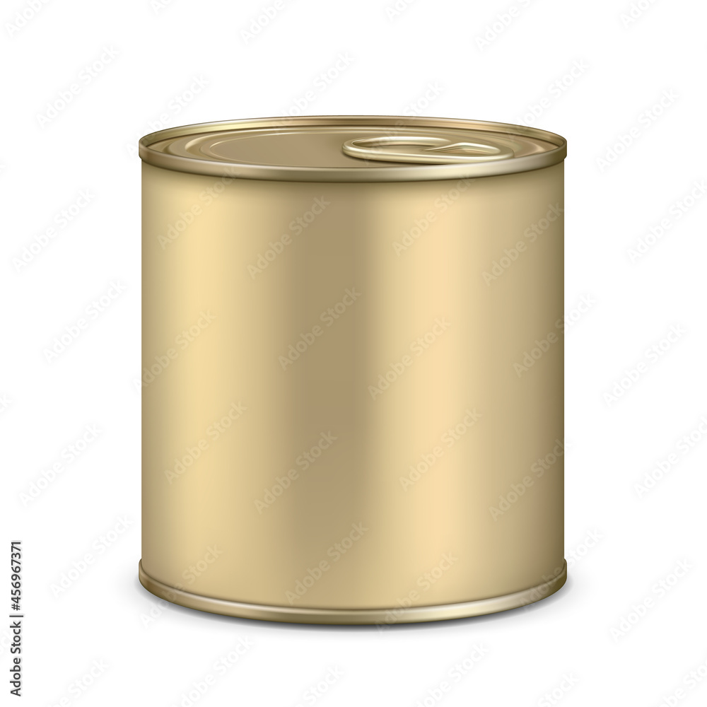 Blank Metallic Tin Can For Dairy Product Vector. Preserved Prepared Sweet Milk, Vitamin Vegetables Or Fruits In Stainless Tin Can. Container For Canning Nourishment Template Realistic 3d Illustration Blank Metallic Tin Can For Dairy Product Vector. Preserved Prepared Sweet Milk, Vitamin Vegetables Or Fruits In Stainless Tin Can. Container For Canning Nourishment Template Realistic 3d Illustration