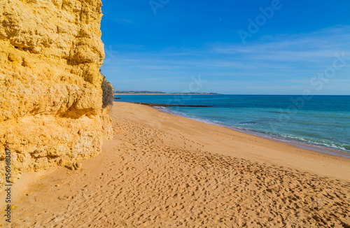 Beautiful beach in Algarve photo