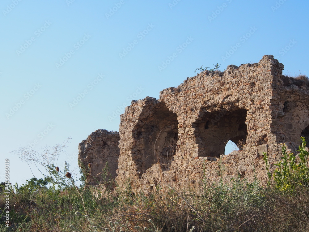 ruins of an old castle