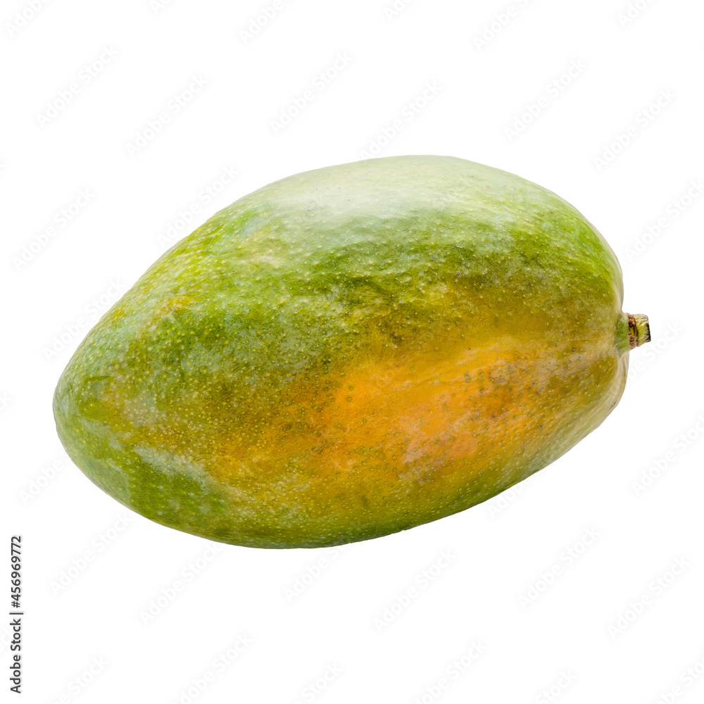 green mango isolated on a white background green mango isolated on a white background