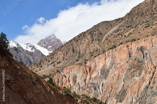 Road to Five Springs Park, Iskanderkul Tajikistan