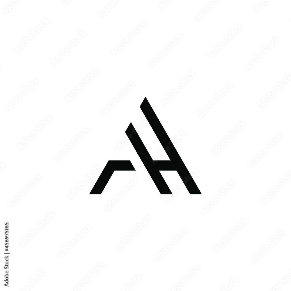 ah latter vector logo abstrack ah latter vector logo abstrack