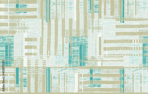 Weave effect contemporary abstract retro fabric check texture area rug, carpet, seamless pattern design 