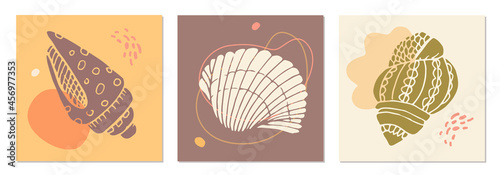 Editable social media frames, post templates. Beige, pastel, brown colors. Boho elegant background. Layout for business : sale, shop now. For fashion shops, brand. Set of Square backgrounds. Bohemian