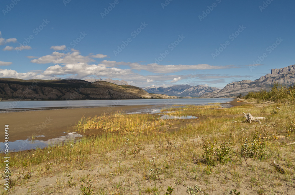 Jasper Lake with Tall Grass in the Foreground