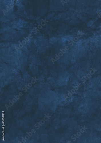 Blue texture illustration. Black industrial background. Trendy blue background, scandinavian style, modern black wall, stone texture