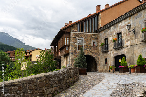 Potes village in Cantabria  Spain.