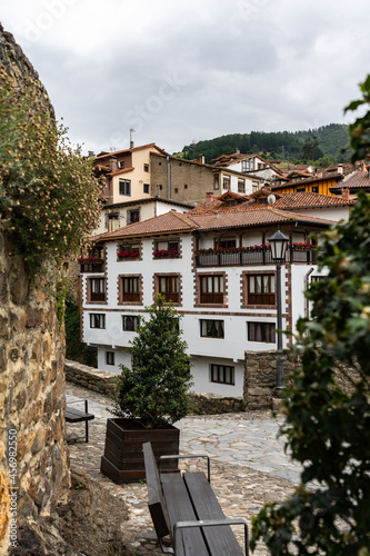 Potes village in Cantabria  Spain.