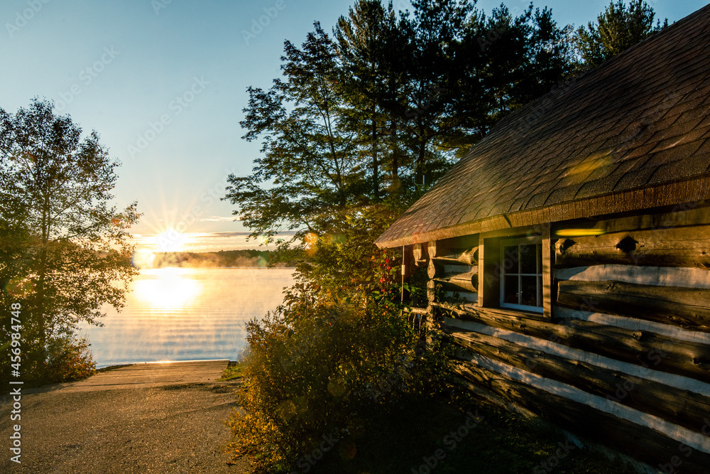 Sunrise at the cabin Sunrise at the cabin