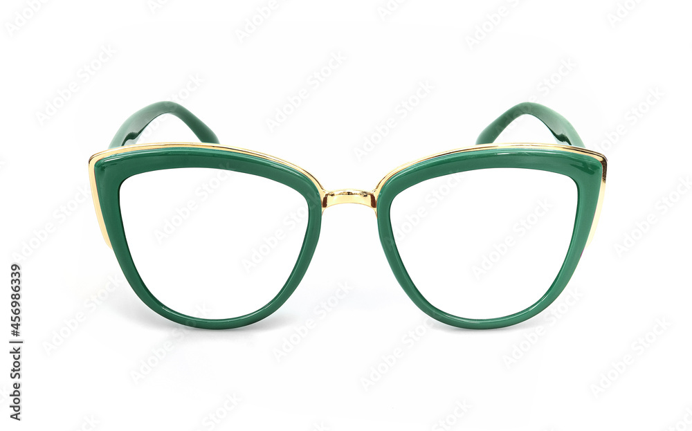 Fototapeta premium Glasses isolated on white background for applying on a portrait