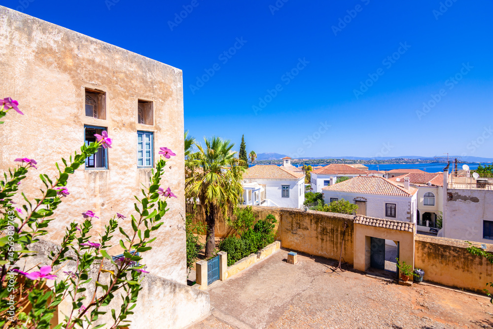 Fototapeta premium View of the amazing island of Spetses, Greece.