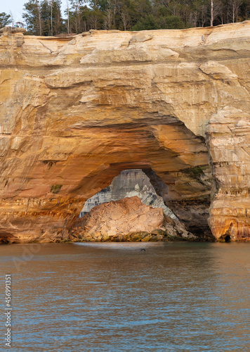 Sea arch along Pictured Rocks National Lakeshore