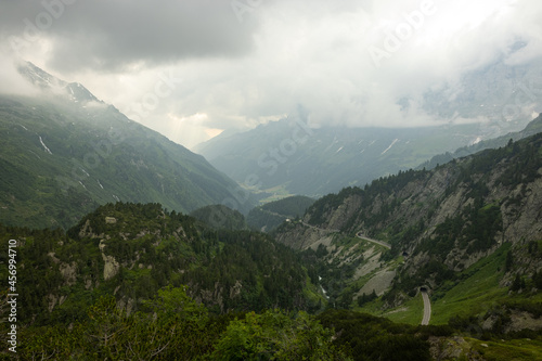 Amazing road trip over an alpine pass in Switzerland called Sustenpass. Wonderful view with perfect light conditions. Amazing Landscape and a beautiful river with perfect long exposure pictures.