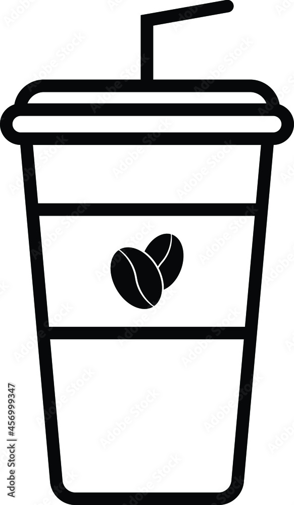 Disposable cup with steals of hotness popping out, making coffee icon vector design Disposable cup with steals of hotness popping out, making coffee icon vector design