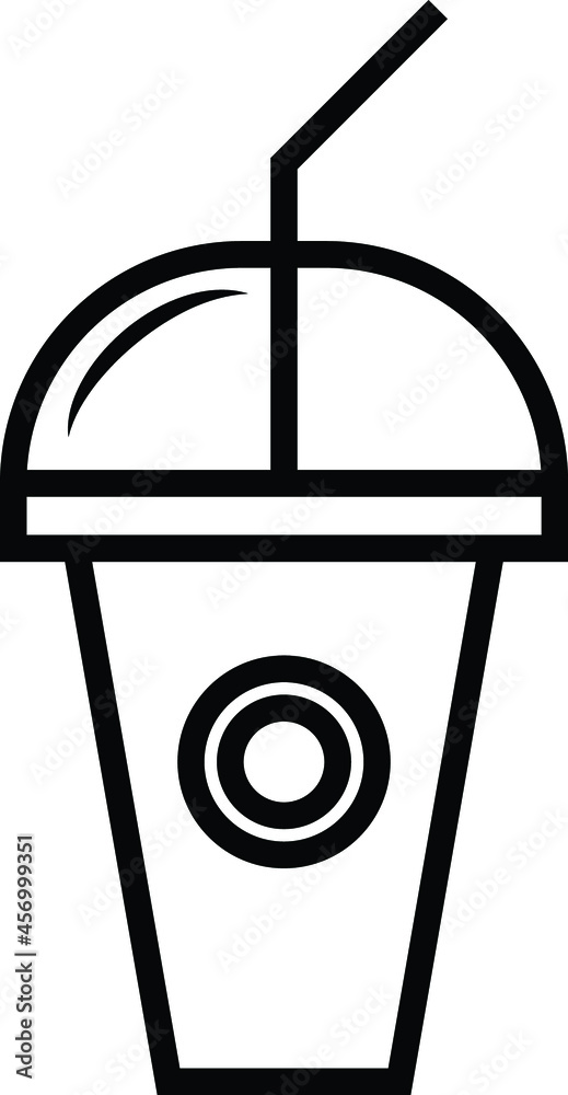 Drink icon icon design vector.