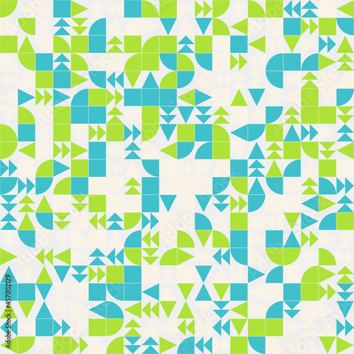 Abstract Geometric Pattern generative computational art illustration