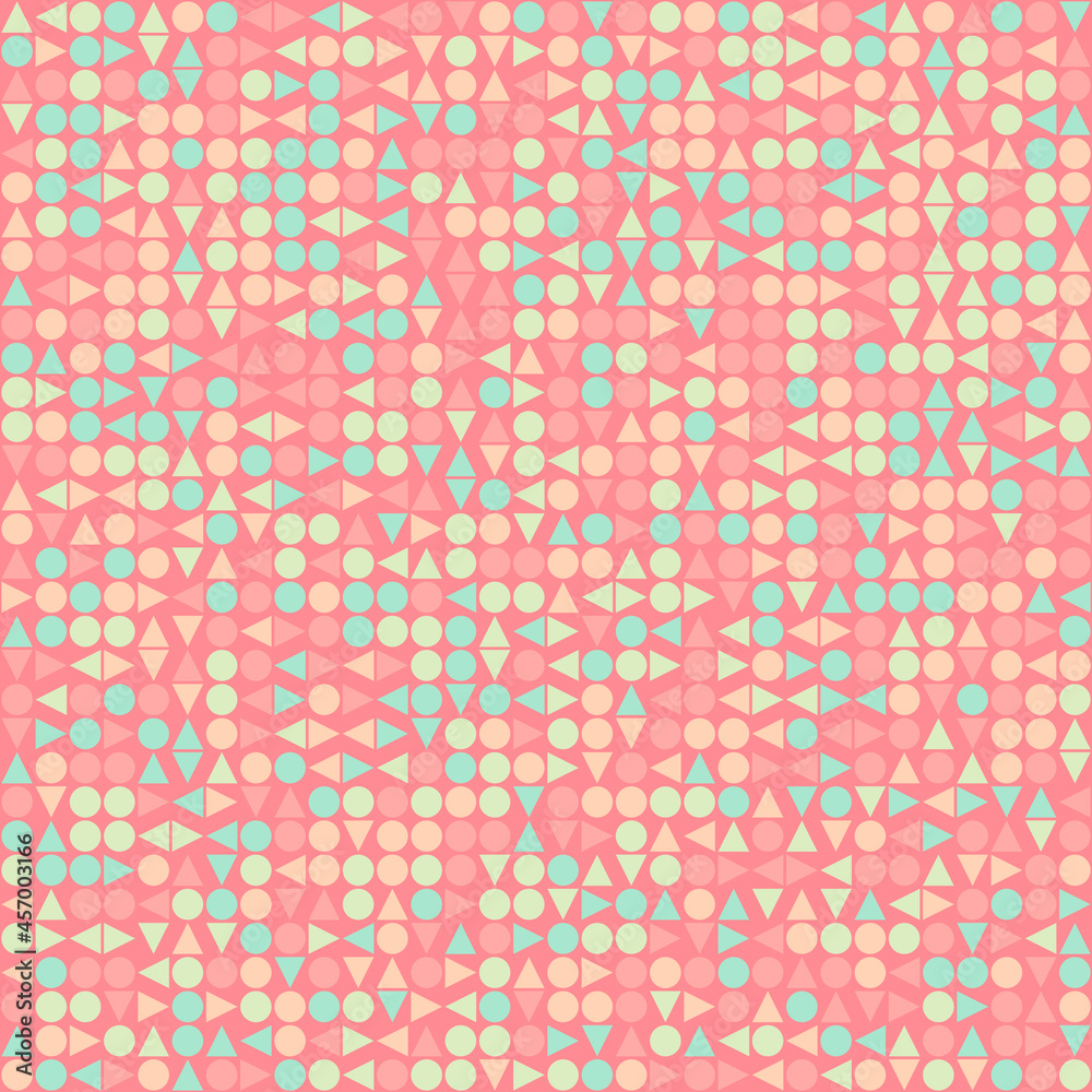 Abstract Geometric Pattern generative computational art illustration