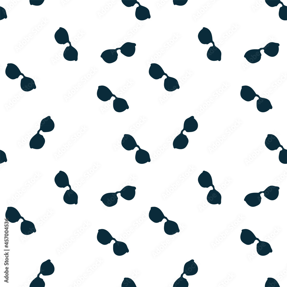 glasses vector seamless pattern outline decorative
