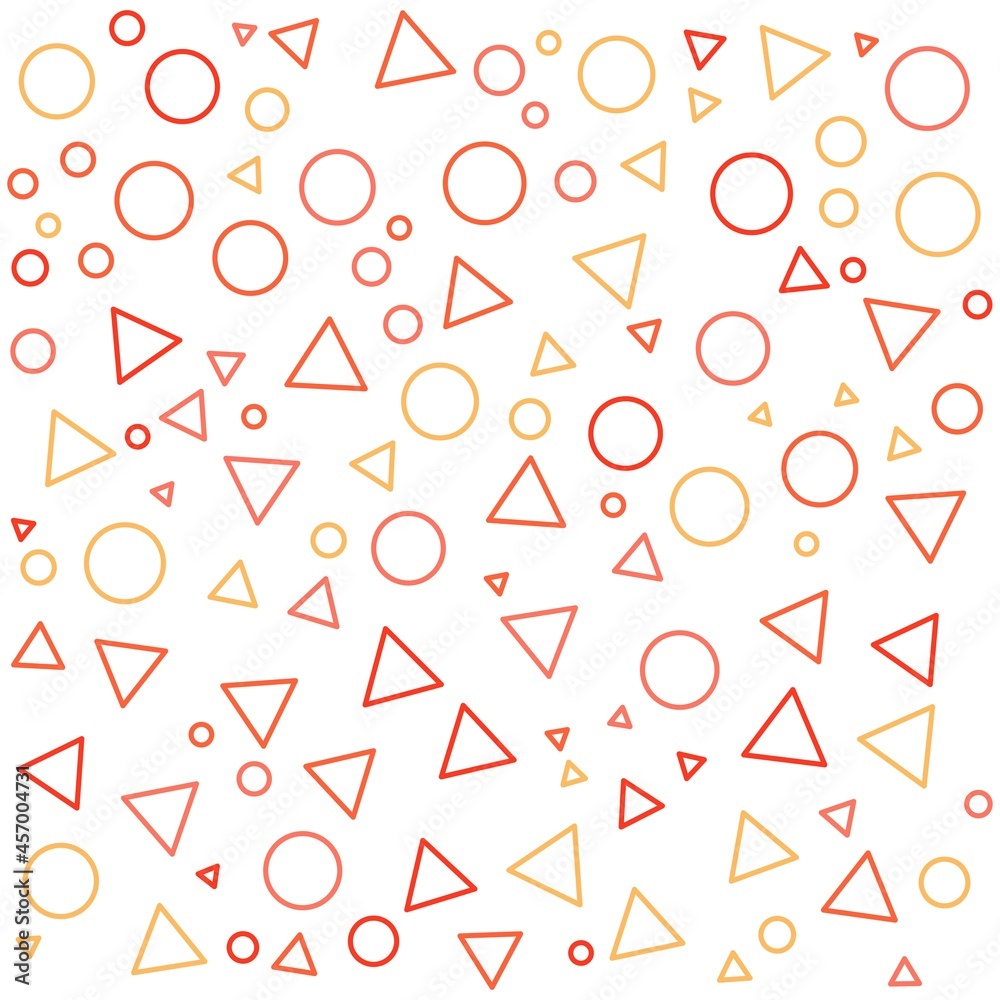 Colorful geometric triangles, circles background. Abstract pattern background. Shapes pattern. Colorful wrapping paper. Colorful geometric triangles, circles background. Abstract pattern background. Shapes pattern. Colorful wrapping paper.