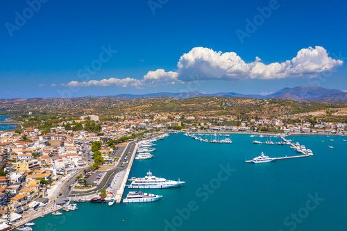 Tableau sur toile View of the picturesque coastal town of Porto Heli, Peloponnese, Greece