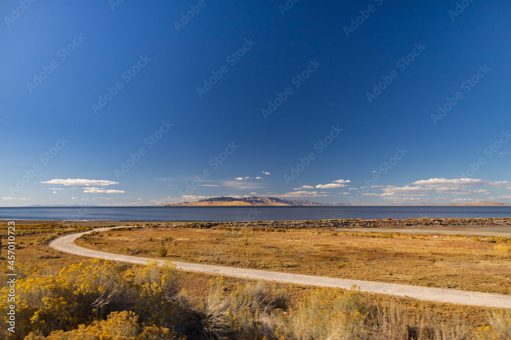 The Great Salt Lake, Antelope Island State Park, Salt Lake City, Utah, USA The Great Salt Lake, Antelope Island State Park, Salt Lake City, Utah, USA