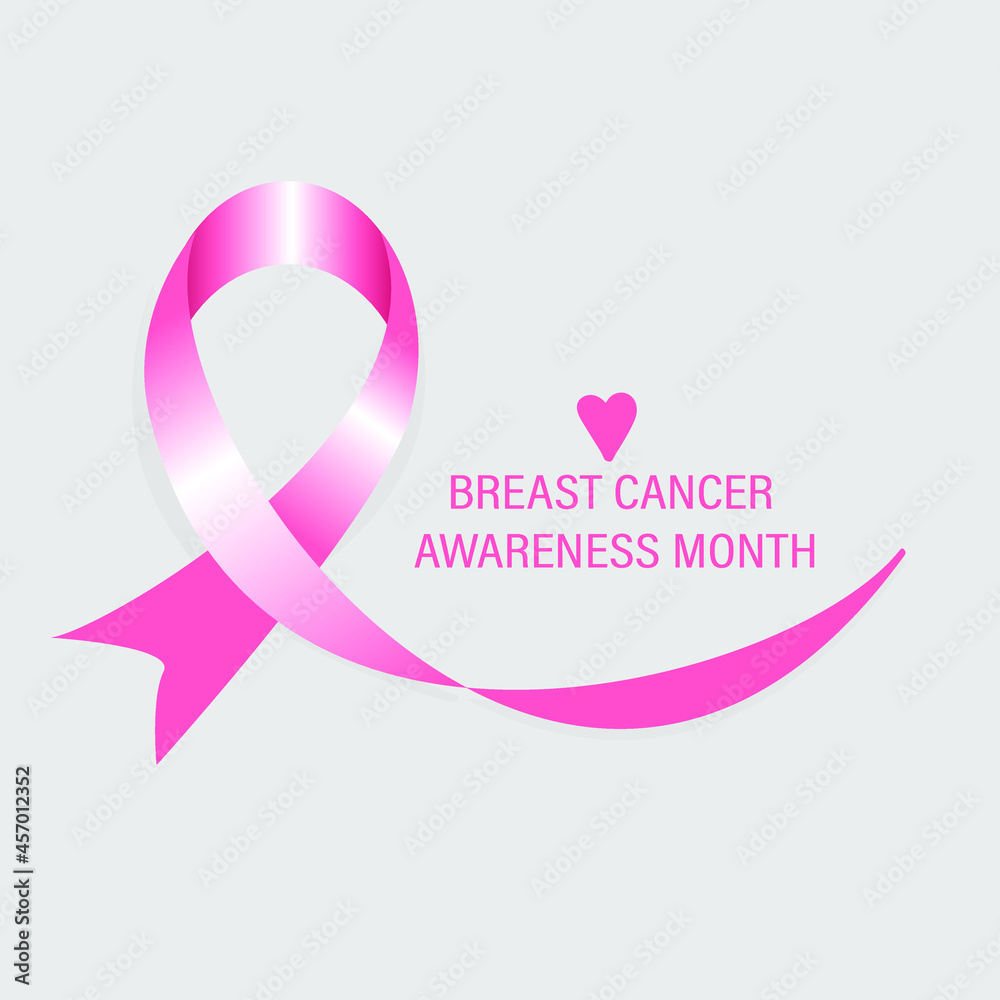 Breast cancer day concept. Pink ribbon. Two female breasts. Women's diseases. Wrestling. Suitable for specialized illustrations. Breast cancer day concept. Pink ribbon. Two female breasts. Women's diseases. Wrestling. Suitable for specialized illustrations.