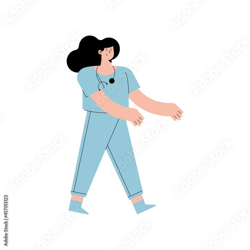 woman nurse with uniform