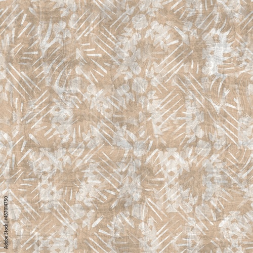Fototapeta Naklejka Na Ścianę i Meble -  Seamless two tone hand drawn brushed effect pattern swatch. High quality illustration. Collage of minimal drawings arranged in a seamless pattern for print with fabric texture overlay. Rough scribble.