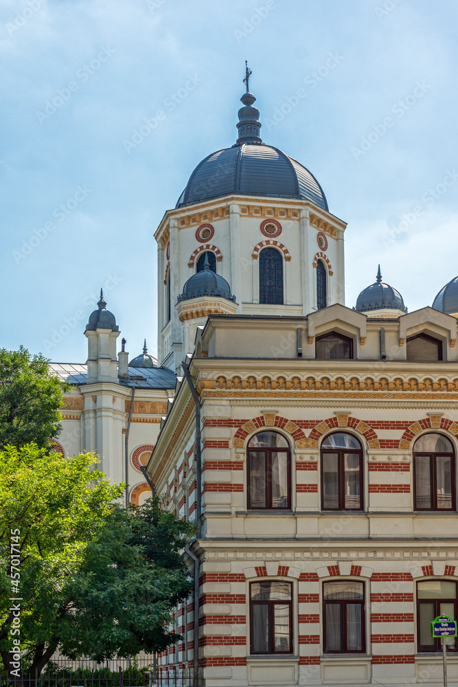 Saint Spyridon the New Church in city of Bucharest, Romania