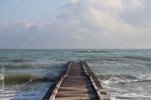 pier in the sea